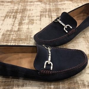 Donald J Pliner Blue Bit Driving Shoes